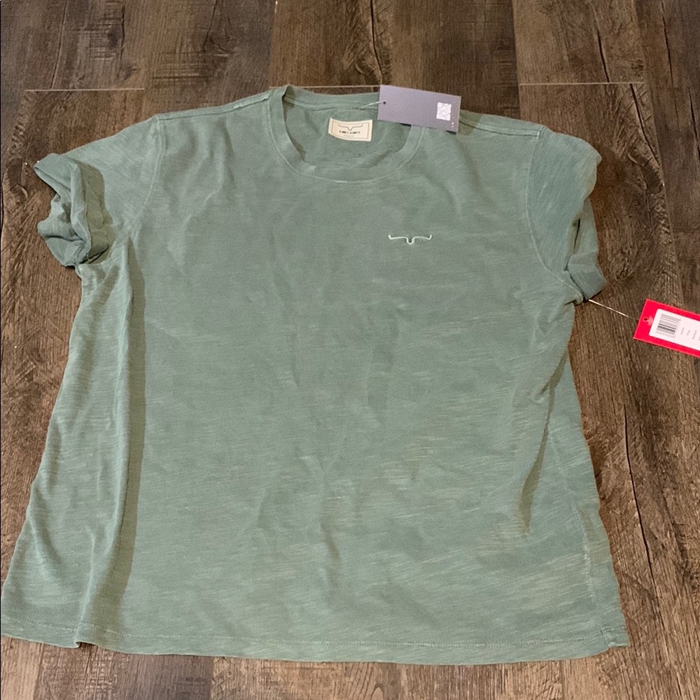 Kimes Ranch Green Short Sleeve Tee Casual Cotton Blend